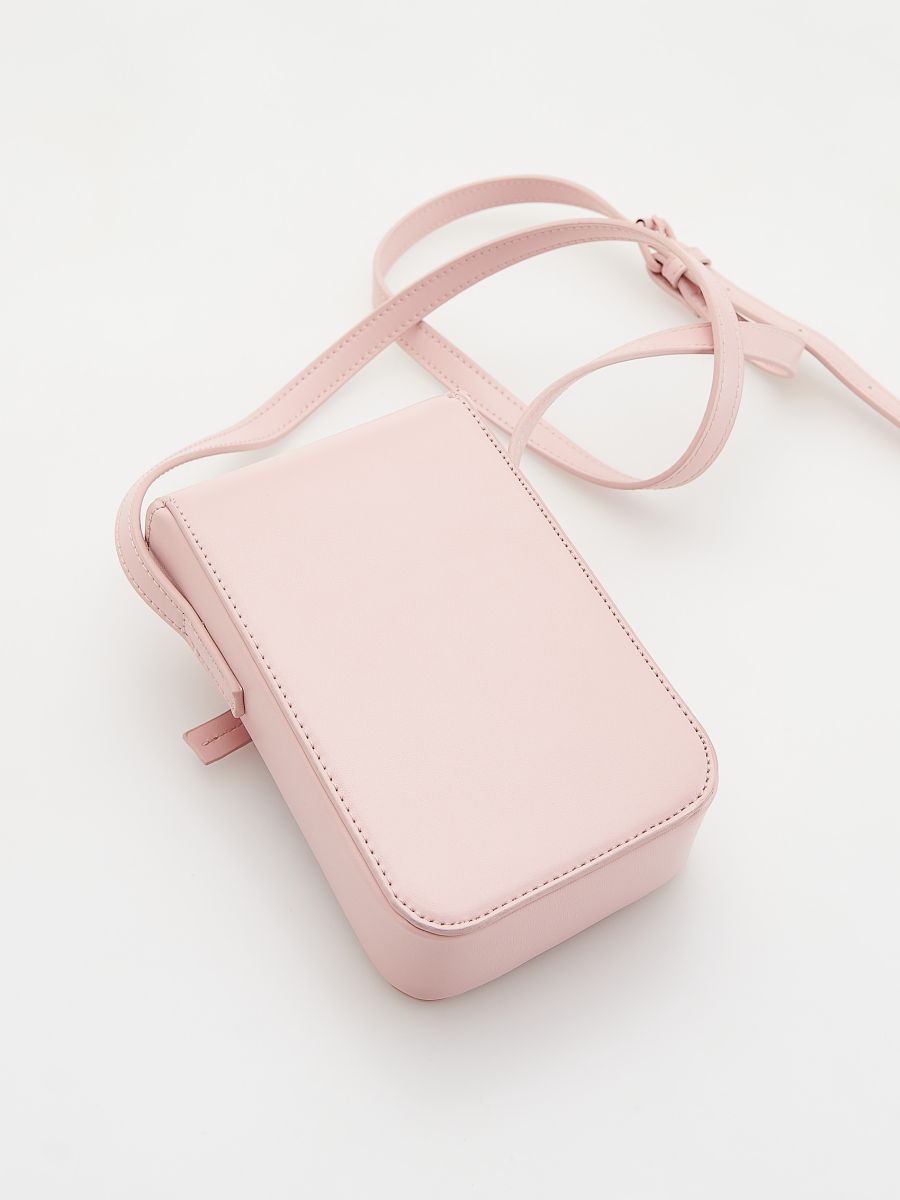 Mini torba od veštačke kože - pastelno pink  - RESERVED - 4