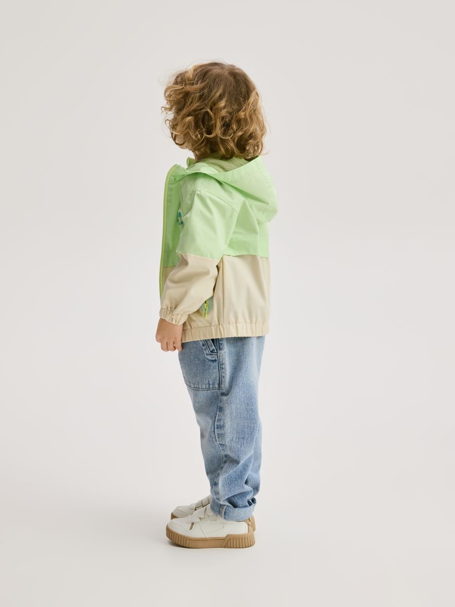 Giacca con cappuccio resistente all’acqua - verde pallido - RESERVED - 7