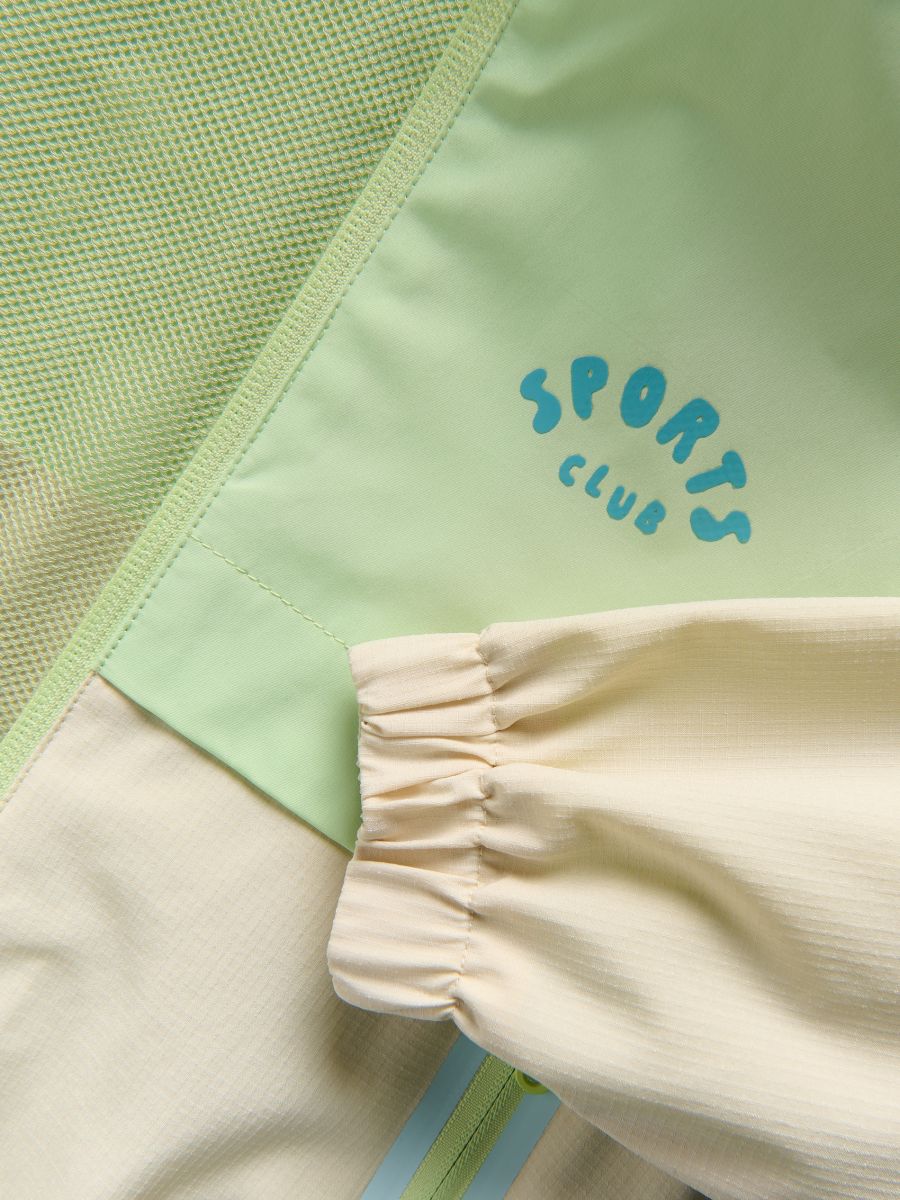 Giacca con cappuccio resistente all’acqua - verde pallido - RESERVED - 3