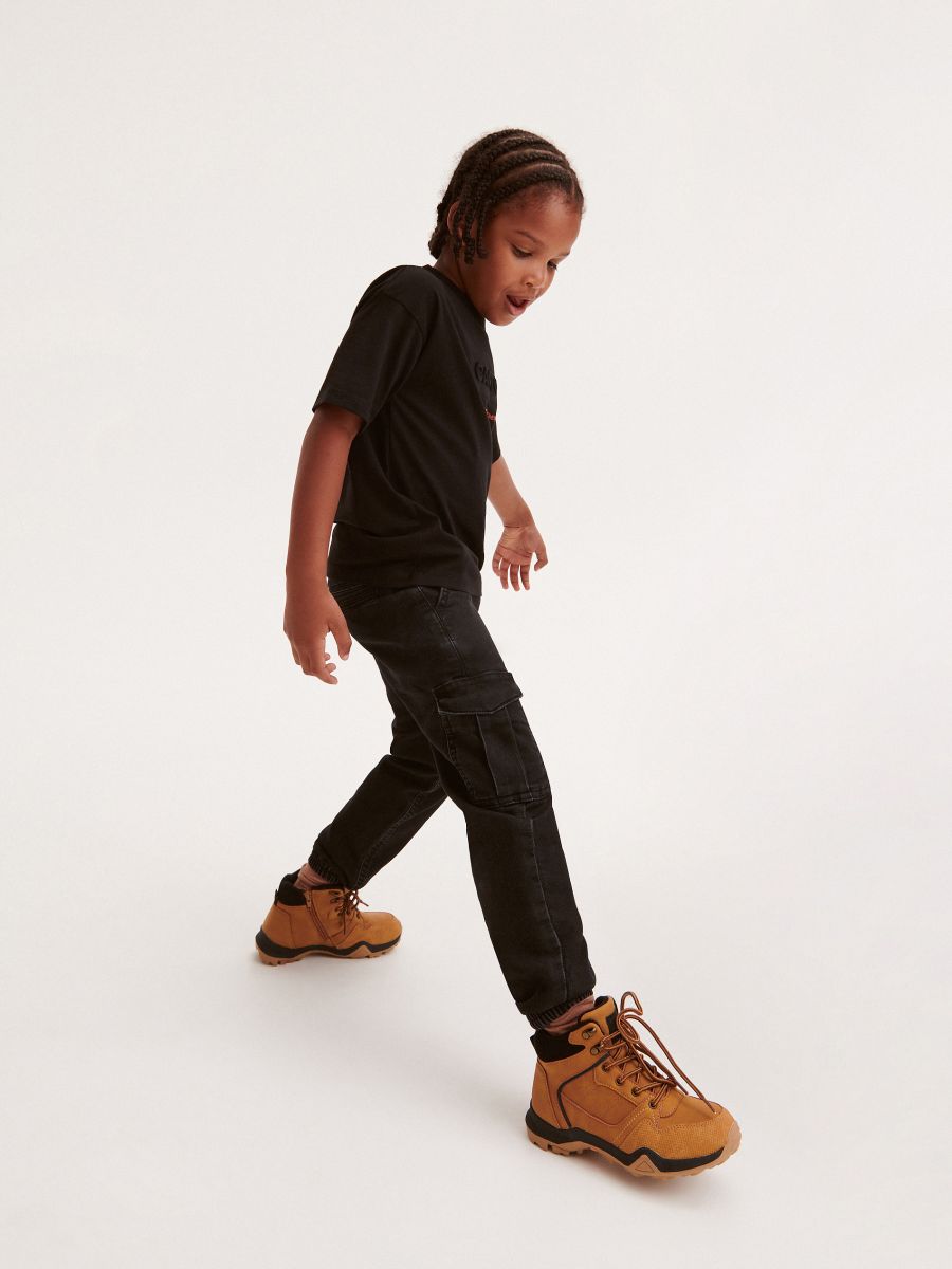 Elastic cargo joggers - black - RESERVED - 6