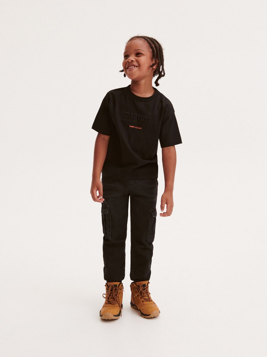 Elastic cargo joggers - black - RESERVED - 7