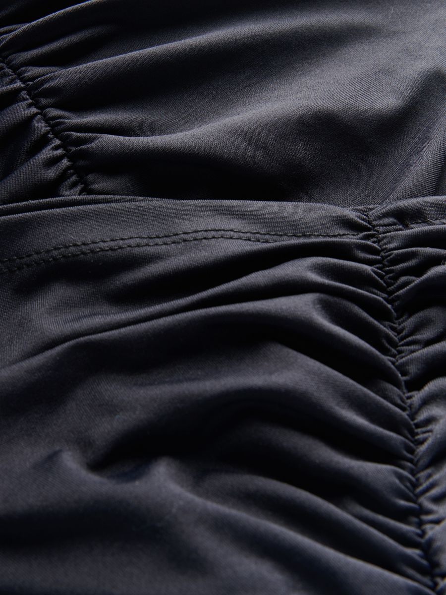 Blouse met plooitjes - zwart - RESERVED - 4