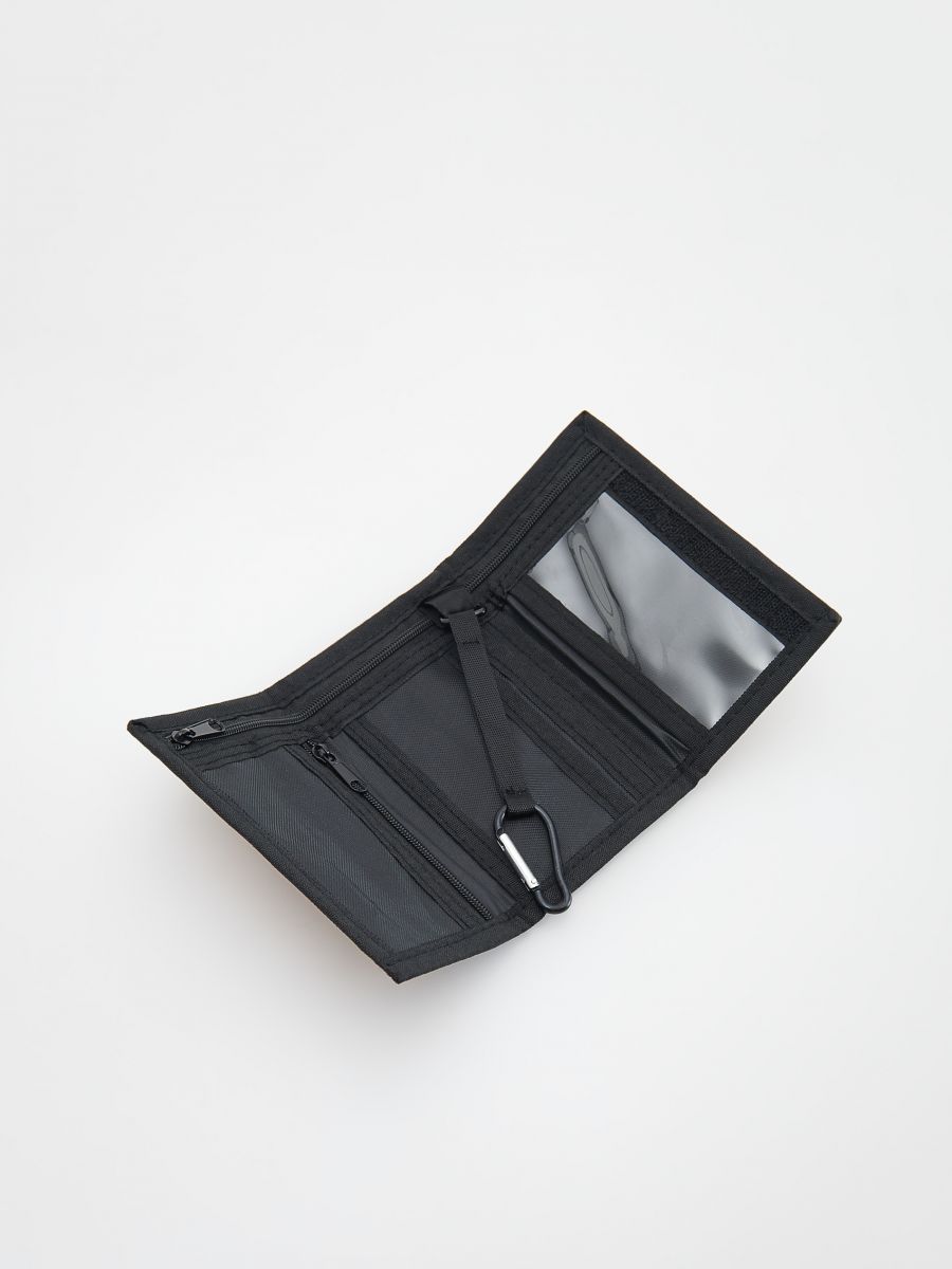 Cork wallet with print - black - RESERVED - 3