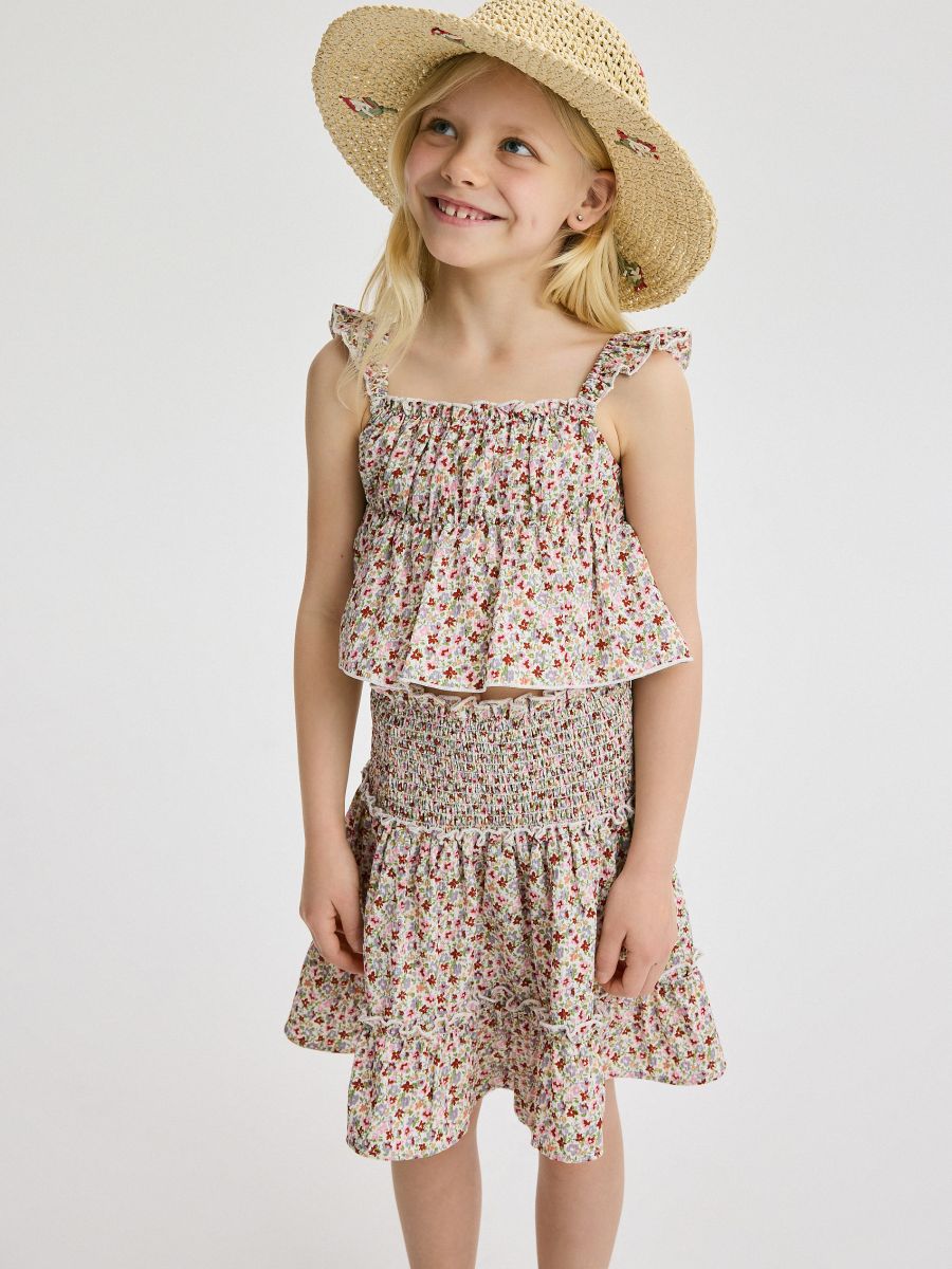 Sleeveless blouse - multicolor - RESERVED - 2
