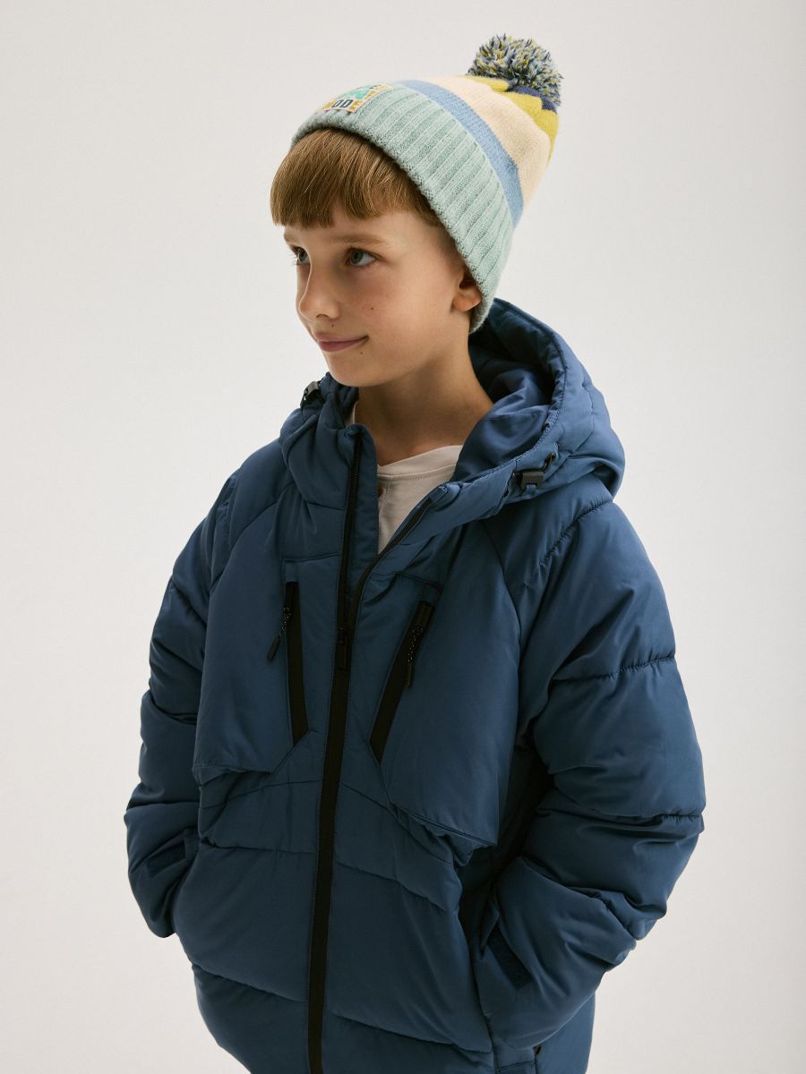Insulated jacket with hood new arrivals