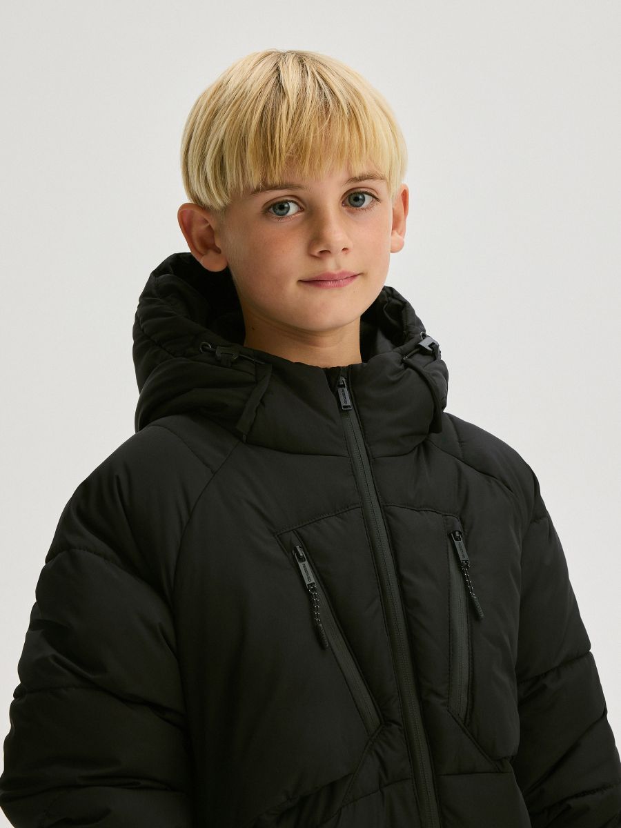 Insulated jacket with hood - black - RESERVED - 6