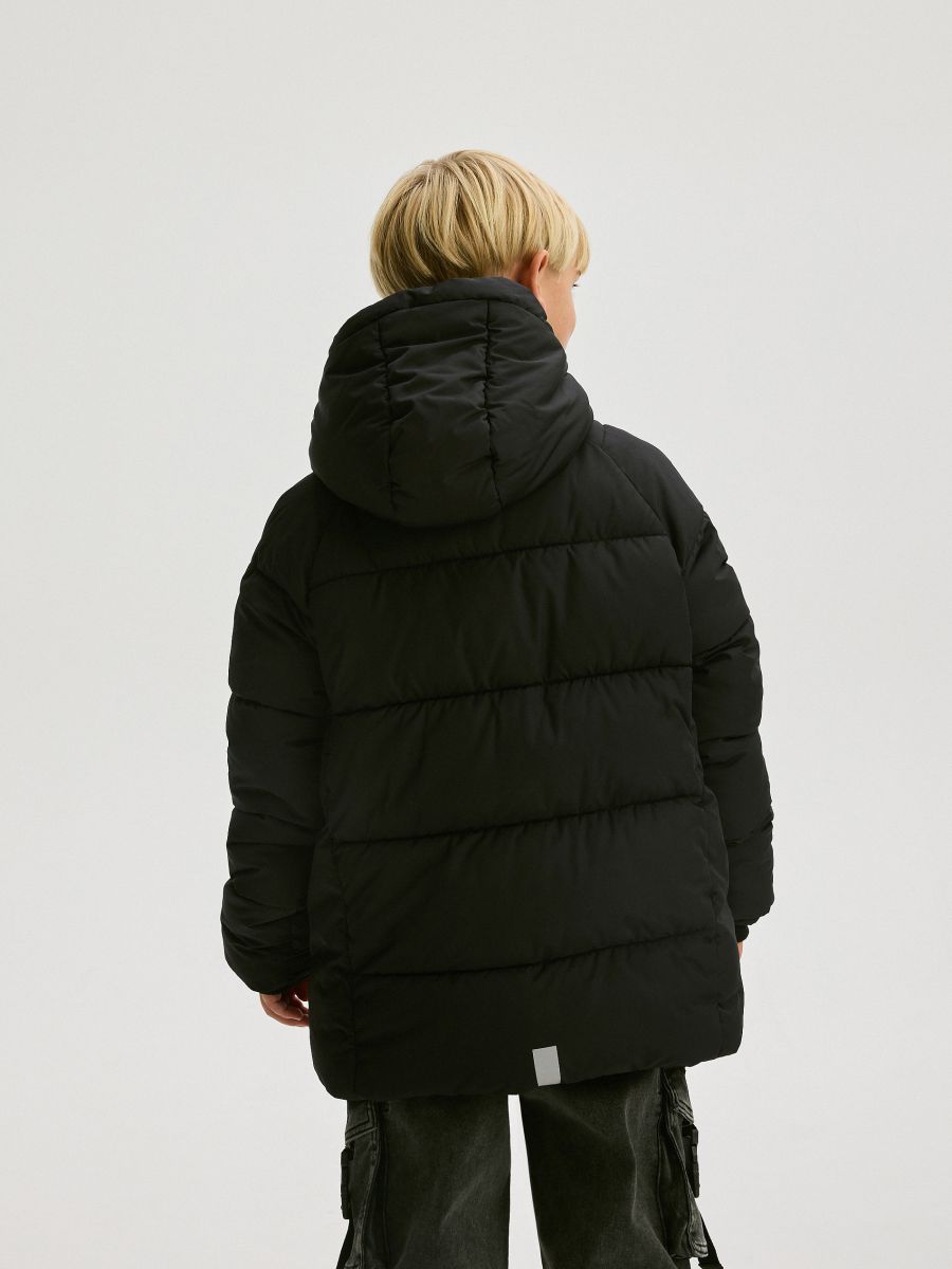 Insulated jacket with hood - black - RESERVED - 7
