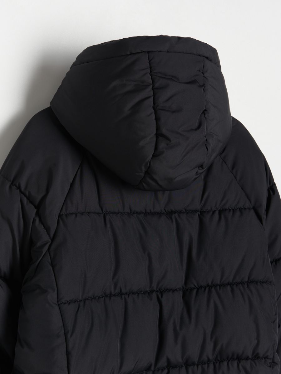 Insulated jacket with hood - black - RESERVED - 2