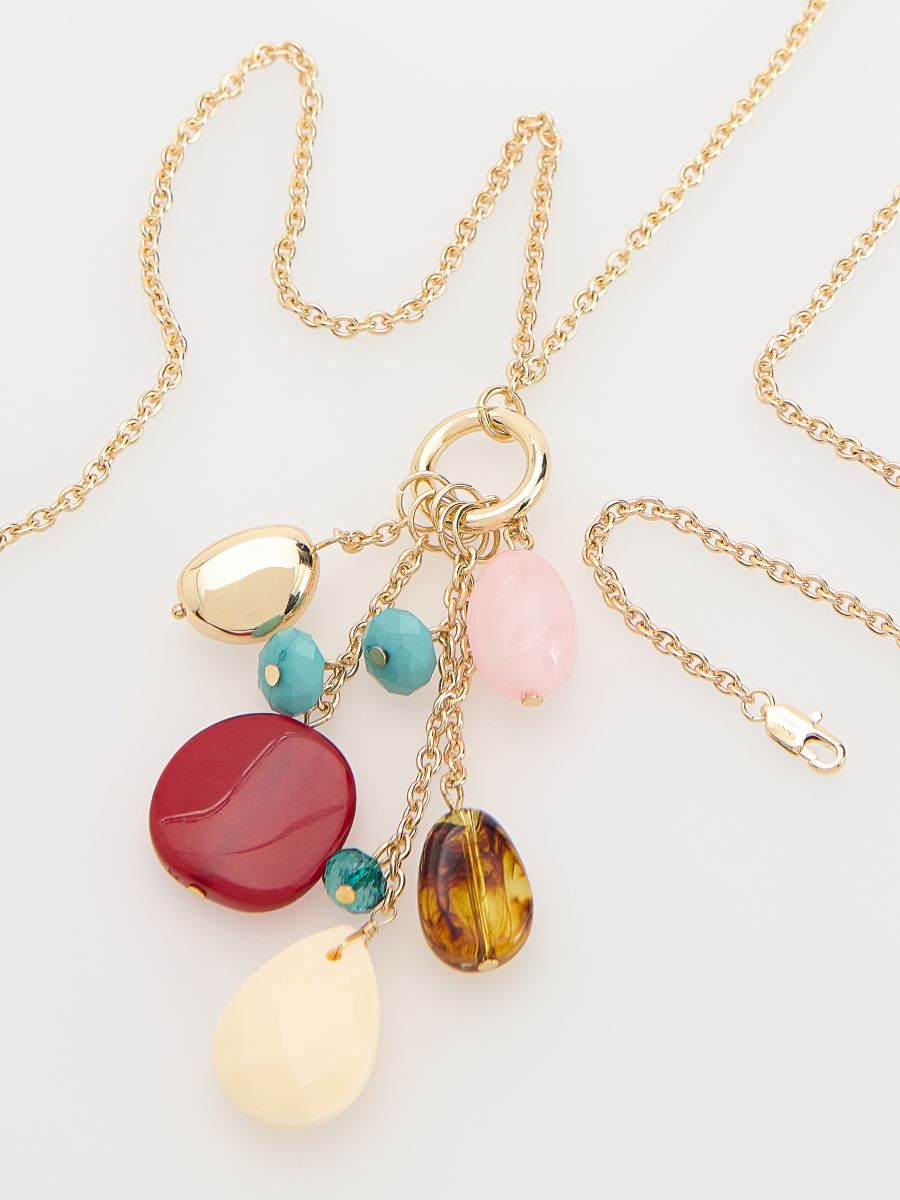 Collier avec pendentif - Multicolore - RESERVED - 3
