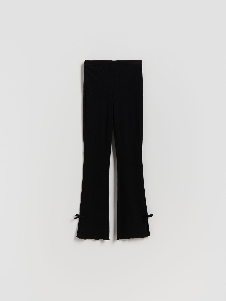 GIRLS` TROUSERS - svart - RESERVED