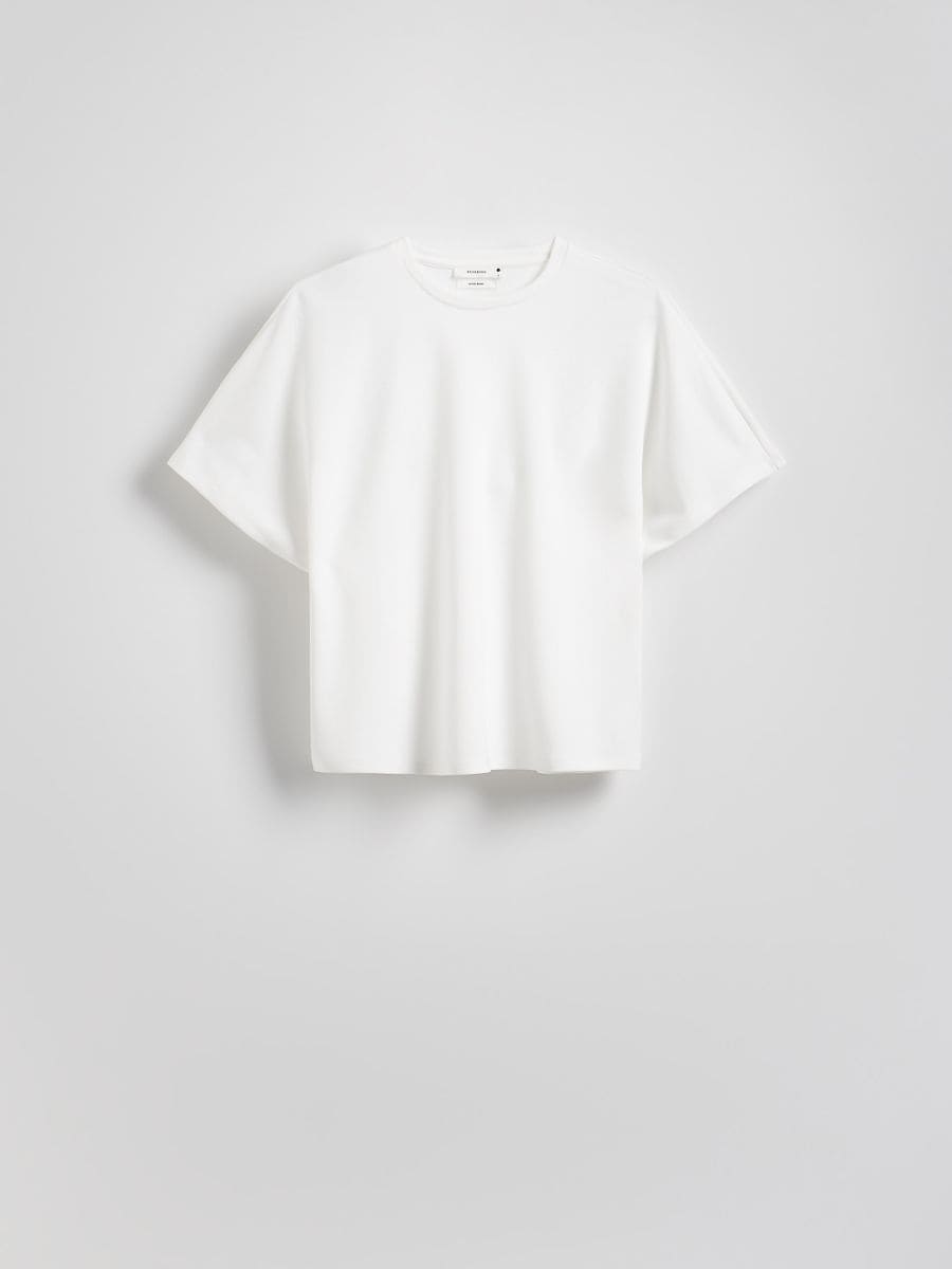LADIES` T-SHIRT - biela - RESERVED
