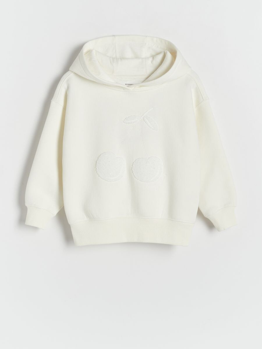 Nude colour hoodie top