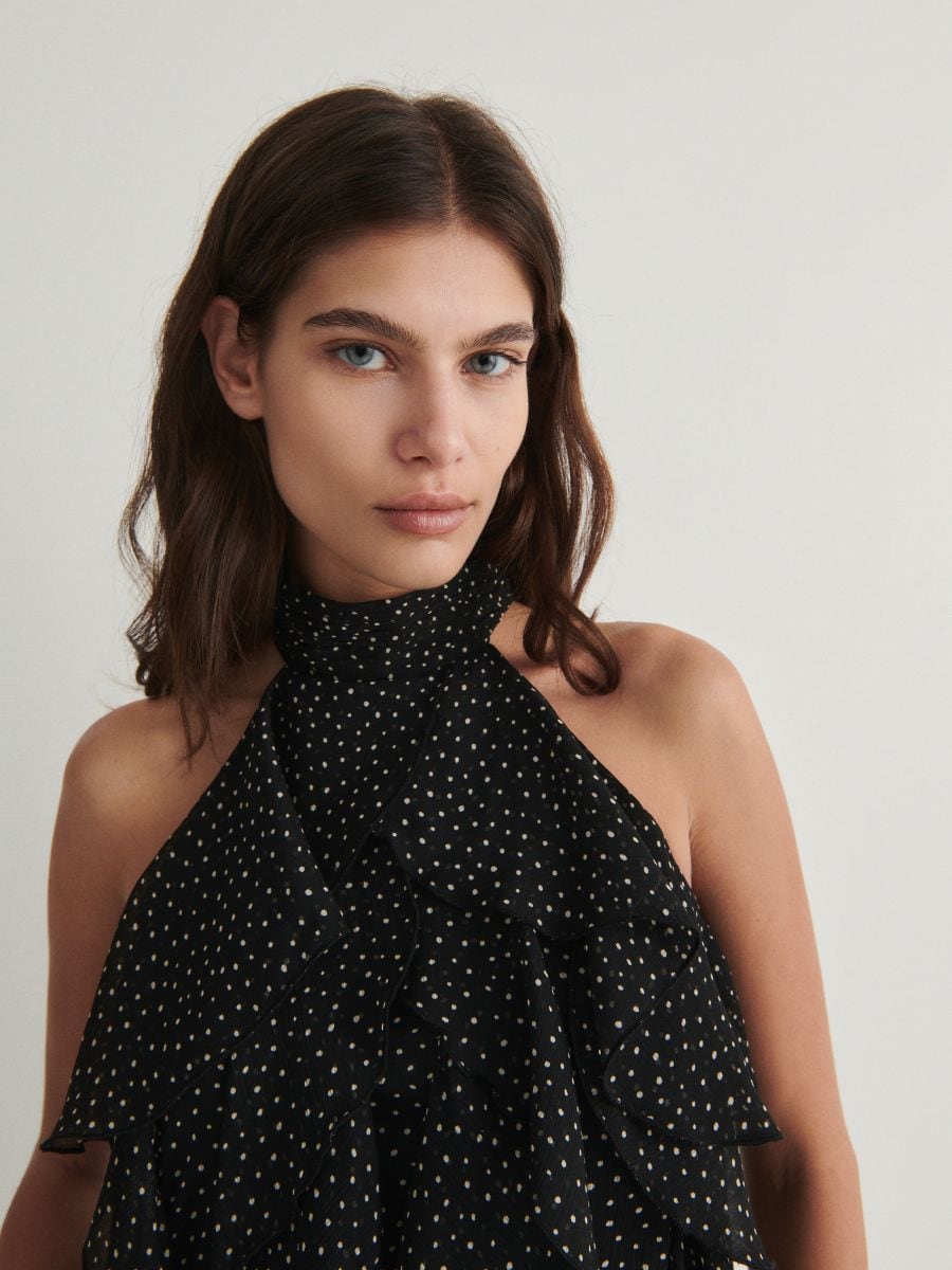 Ruffle top - multicolor - RESERVED - 2