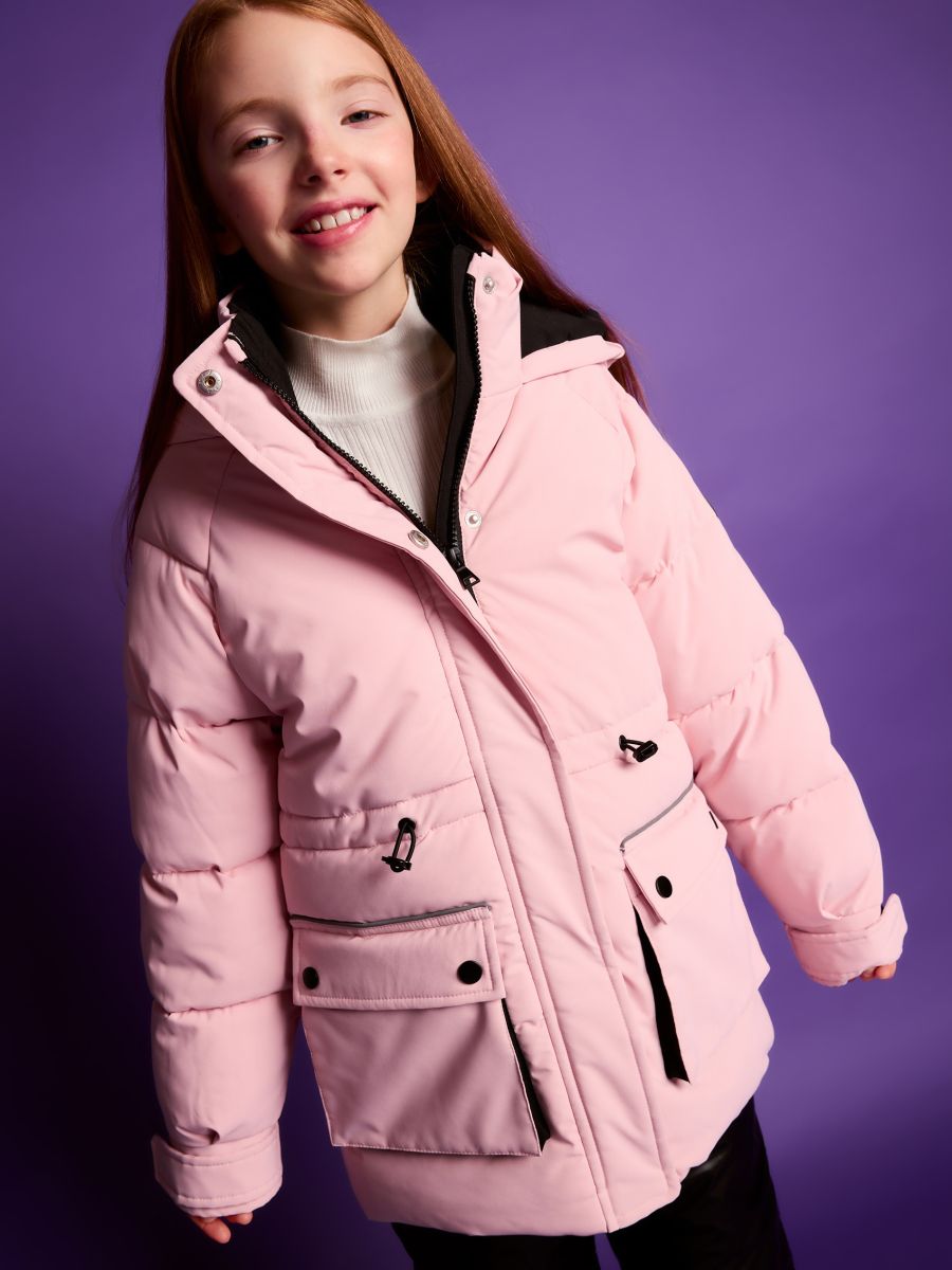 Water resistant hooded jacket