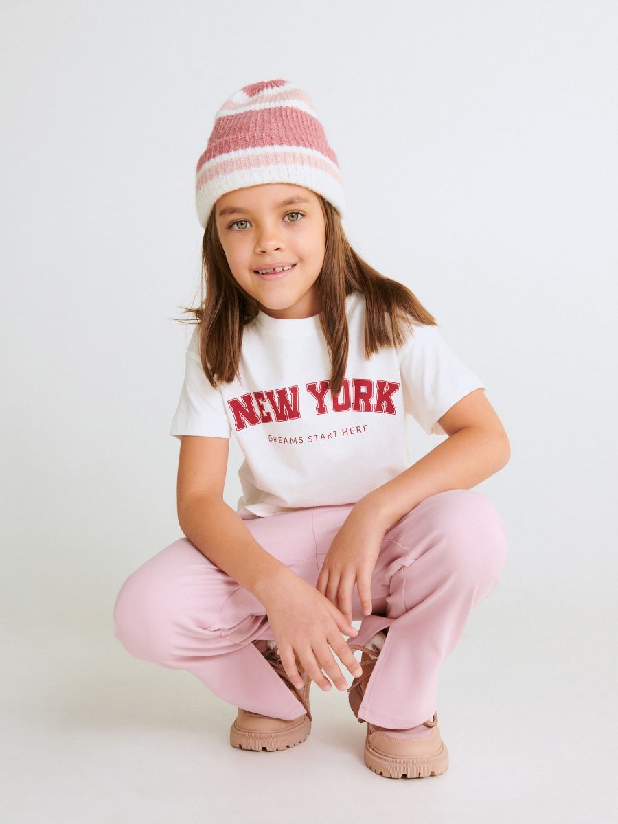 T-shirt with print - cream - RESERVED - 2
