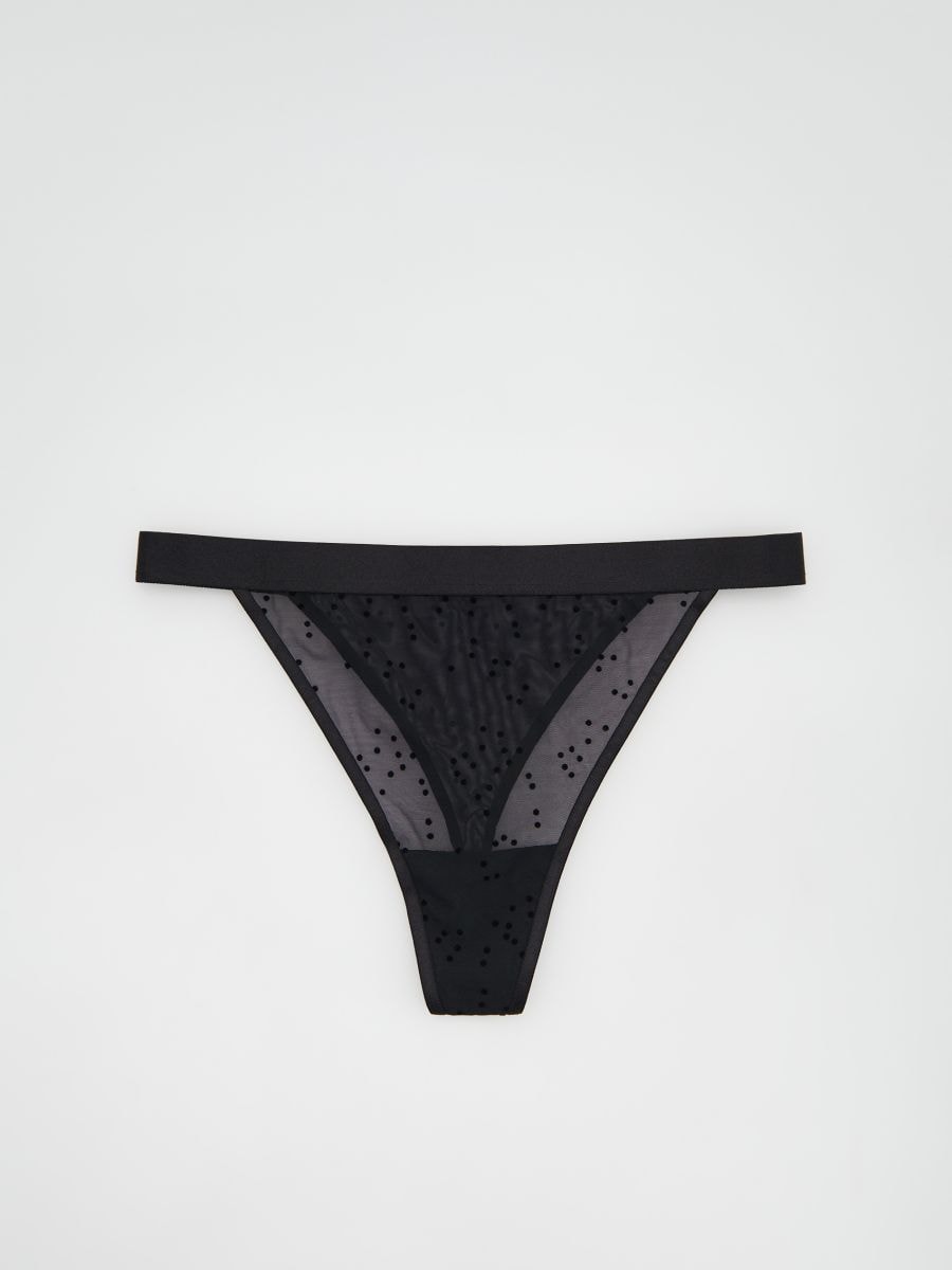 Thongs - black - RESERVED - 2