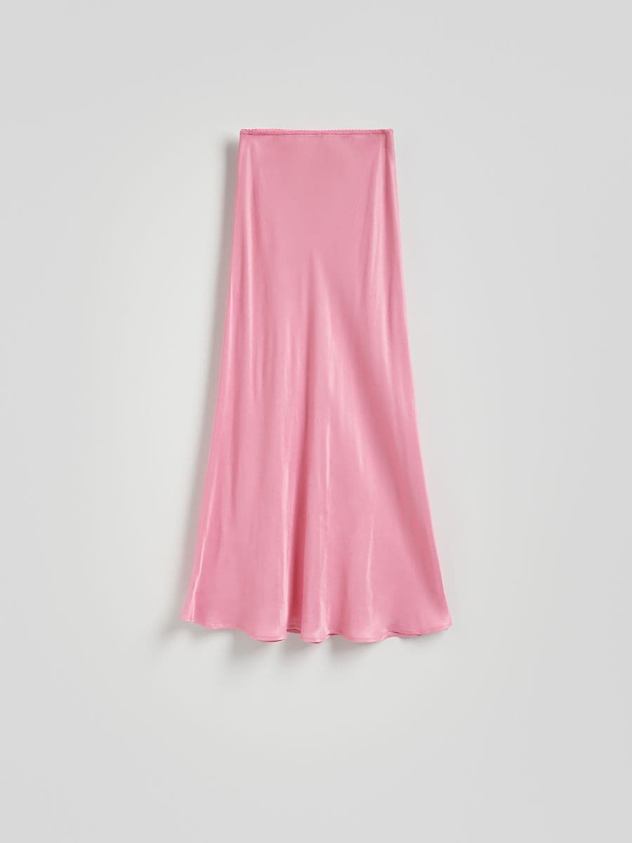 Viscose skirt - pink - RESERVED