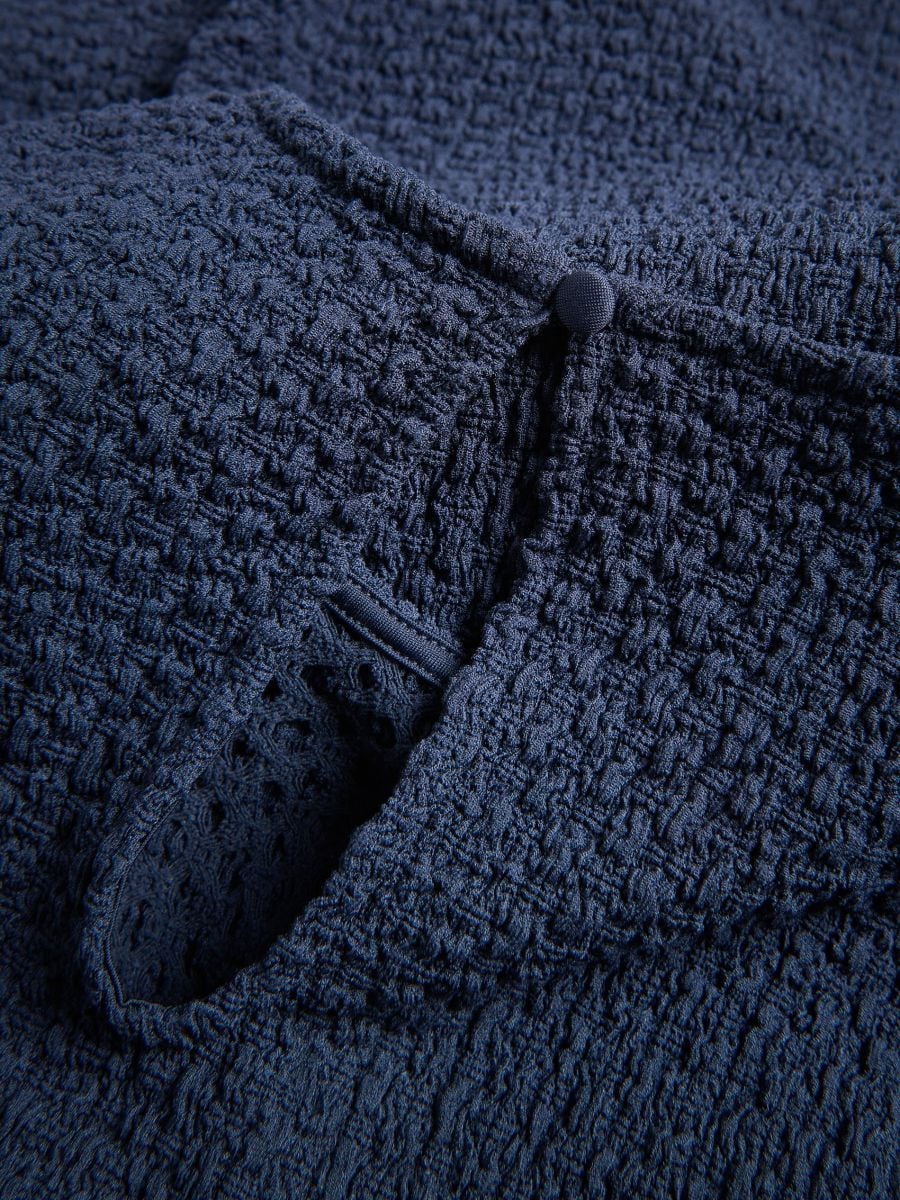 Textured top - navy - RESERVED - 6