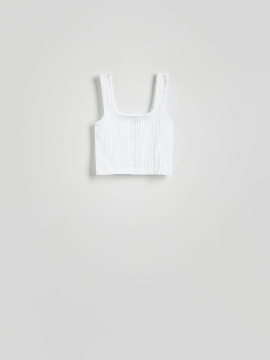 Cami crop top - white - RESERVED - 6