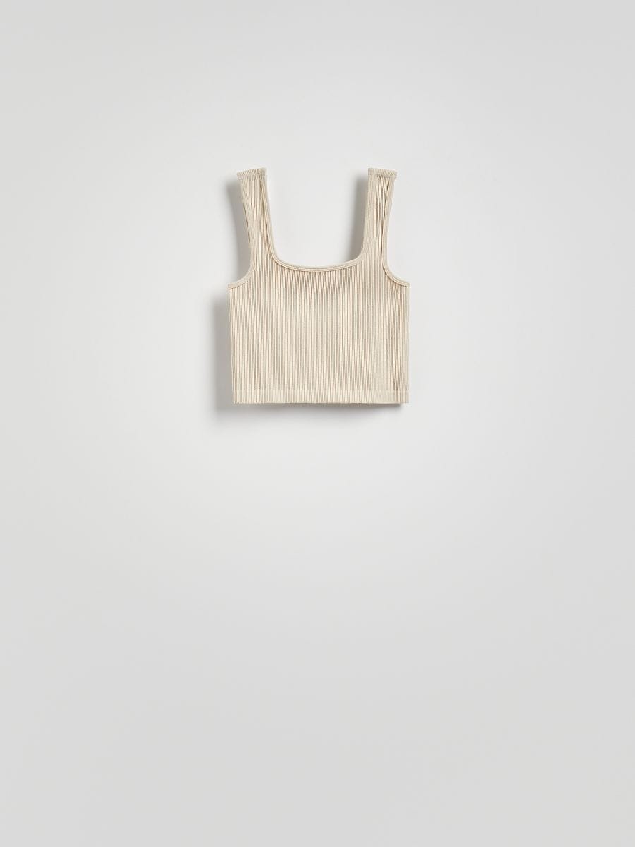 Cami crop top - nude - RESERVED - 5