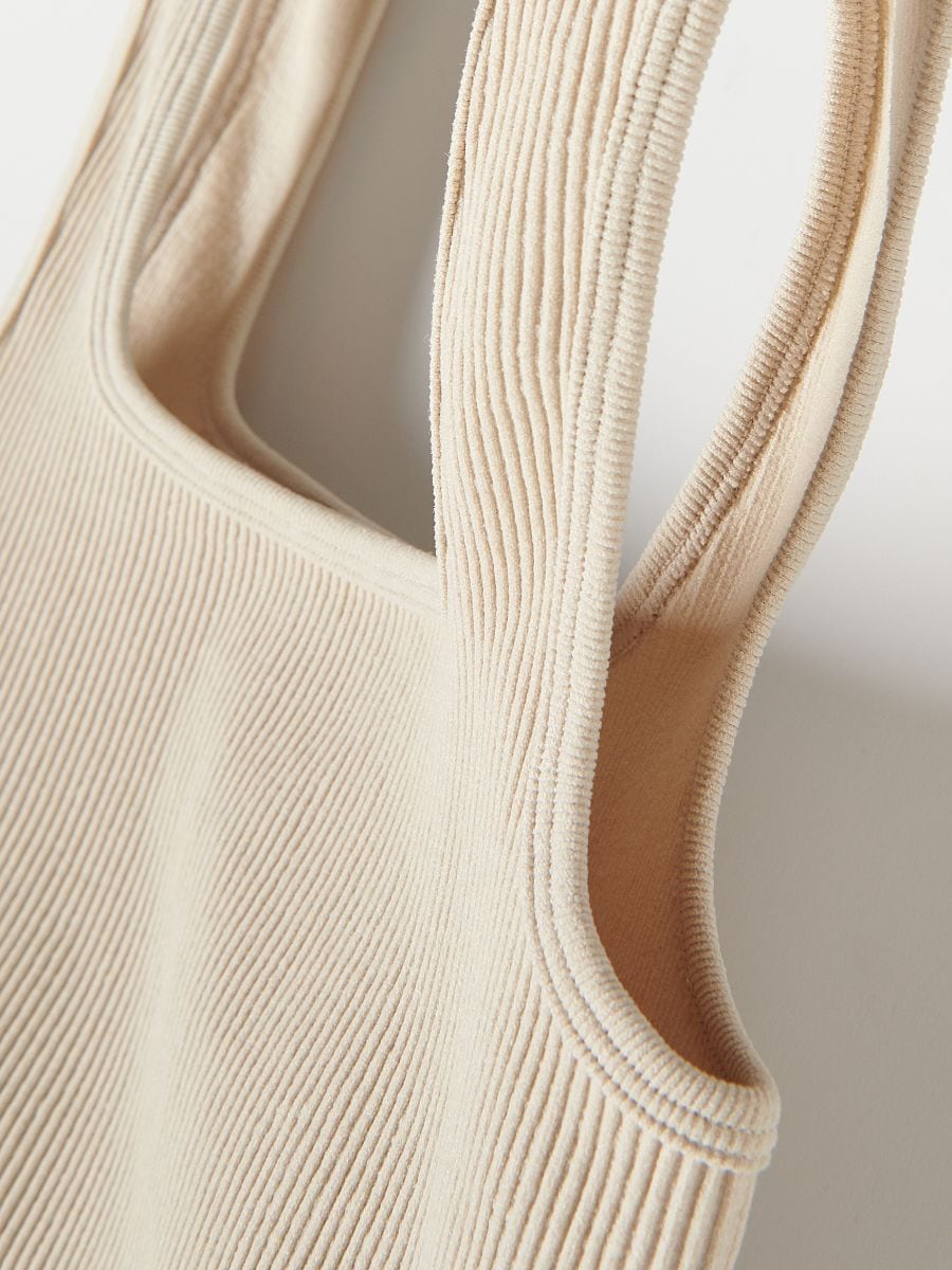 Cami crop top - nude - RESERVED - 6