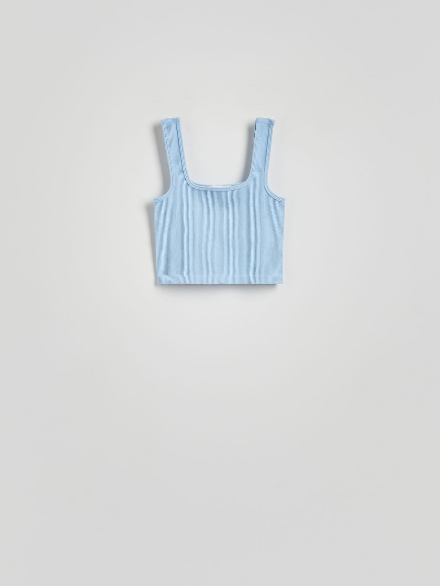 Cami crop top - pale blue - RESERVED - 6