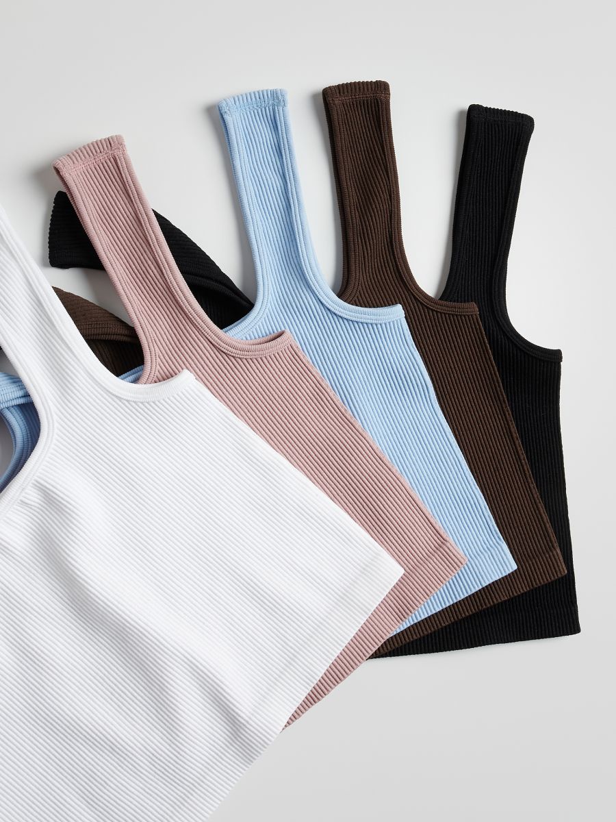 Cami crop top - pale blue - RESERVED - 7