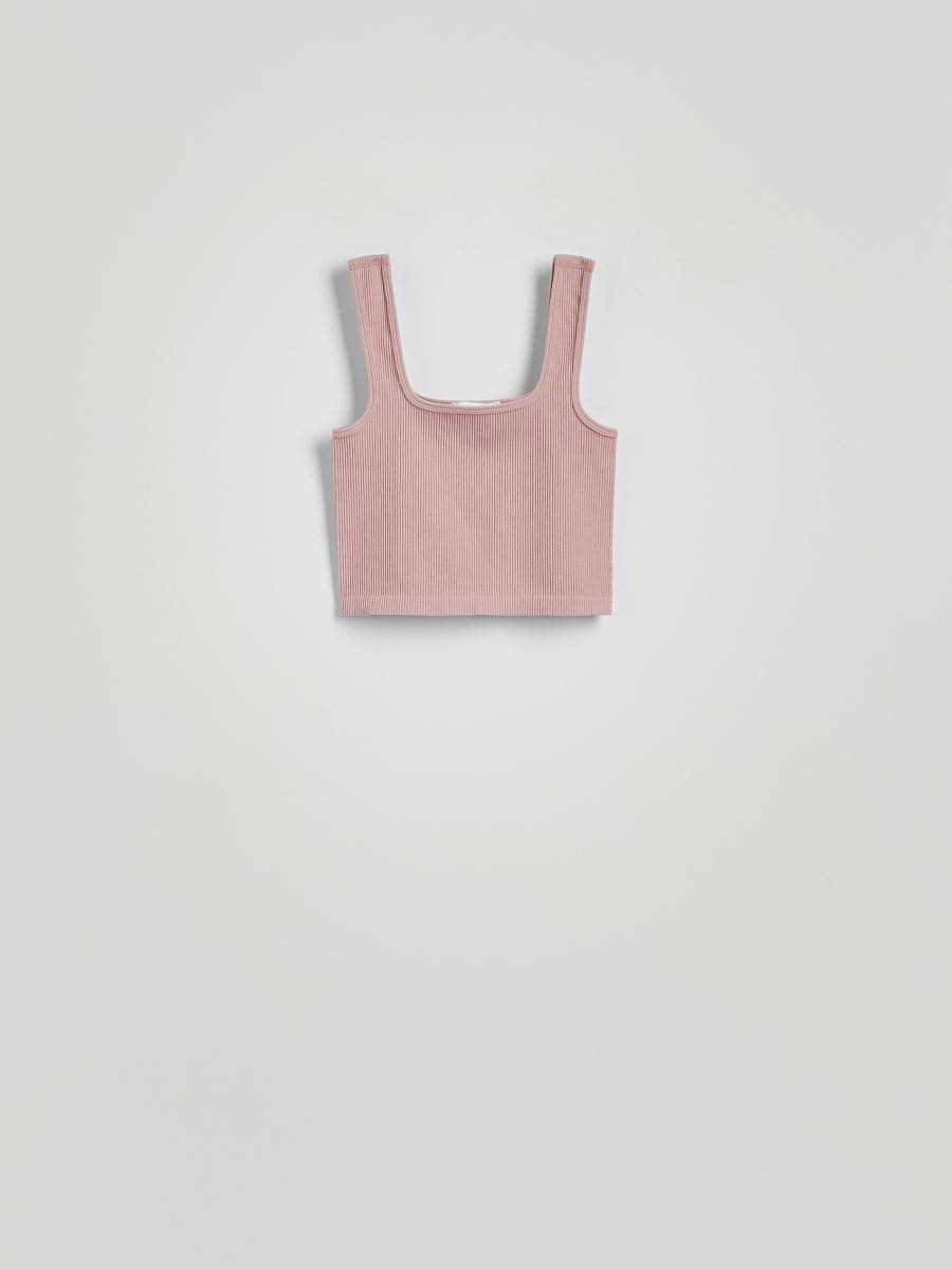 Cami crop top - dusty rose - RESERVED - 5