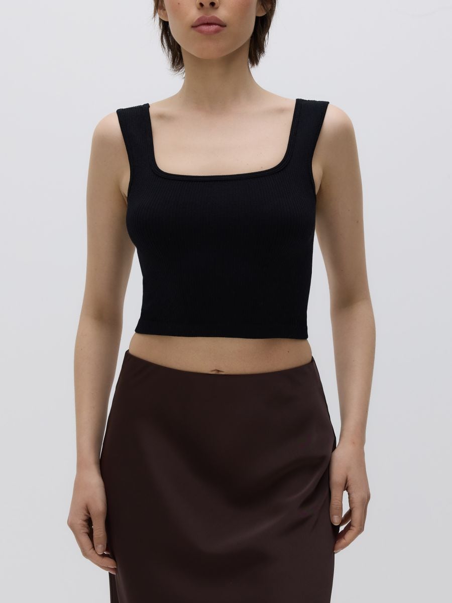Cami crop top - black - RESERVED - 2