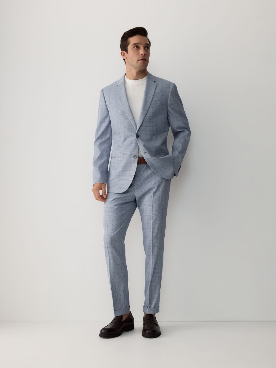 Slim suit trousers - blue - RESERVED - 3