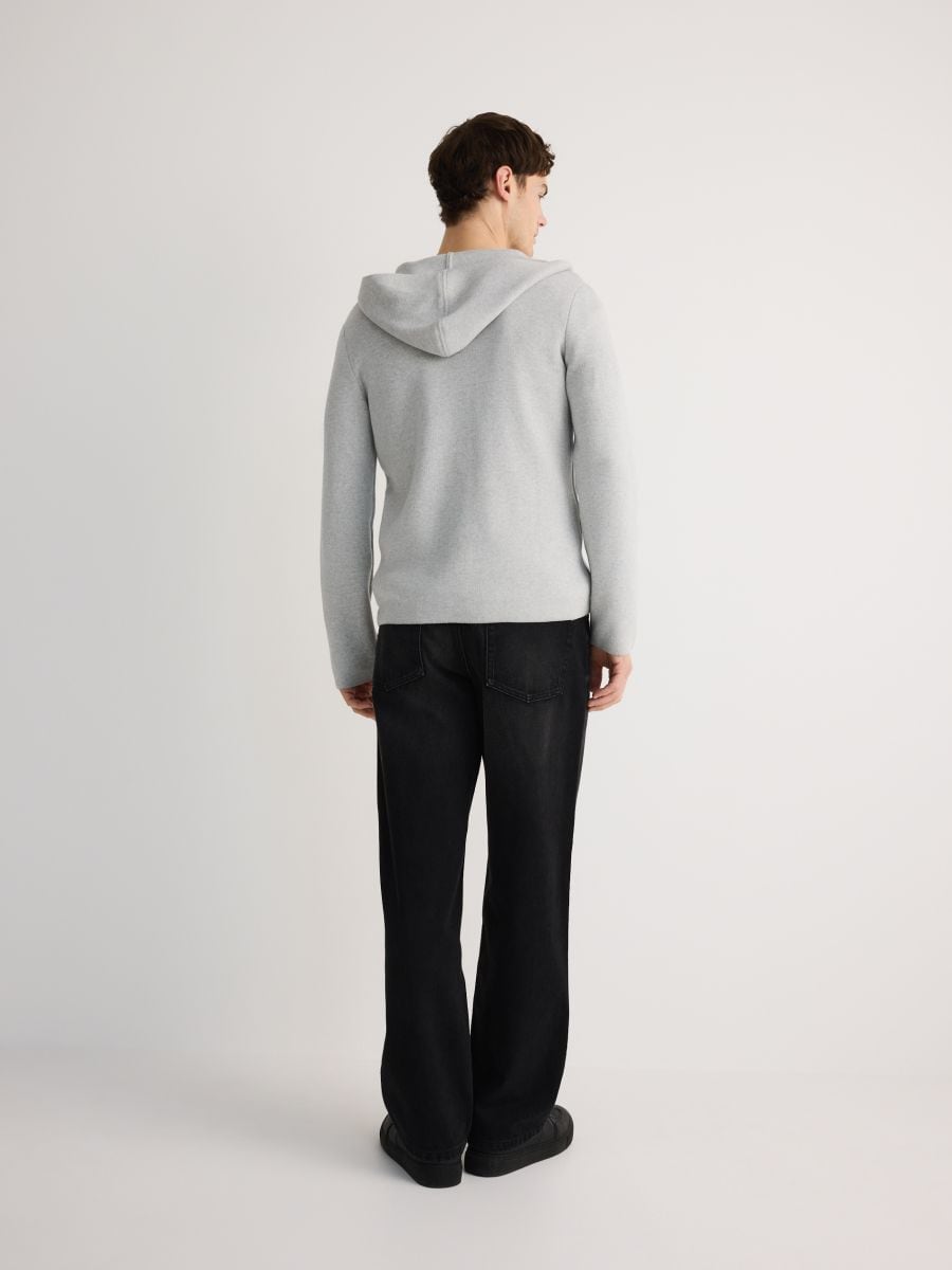 Hooded jumper - light grey - RESERVED - 4