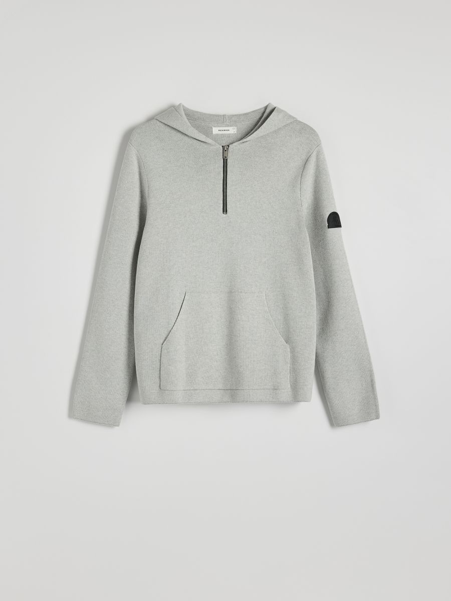 Hooded jumper - light grey - RESERVED - 5