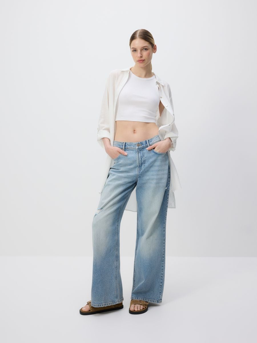 Cotton top - white - RESERVED - 2