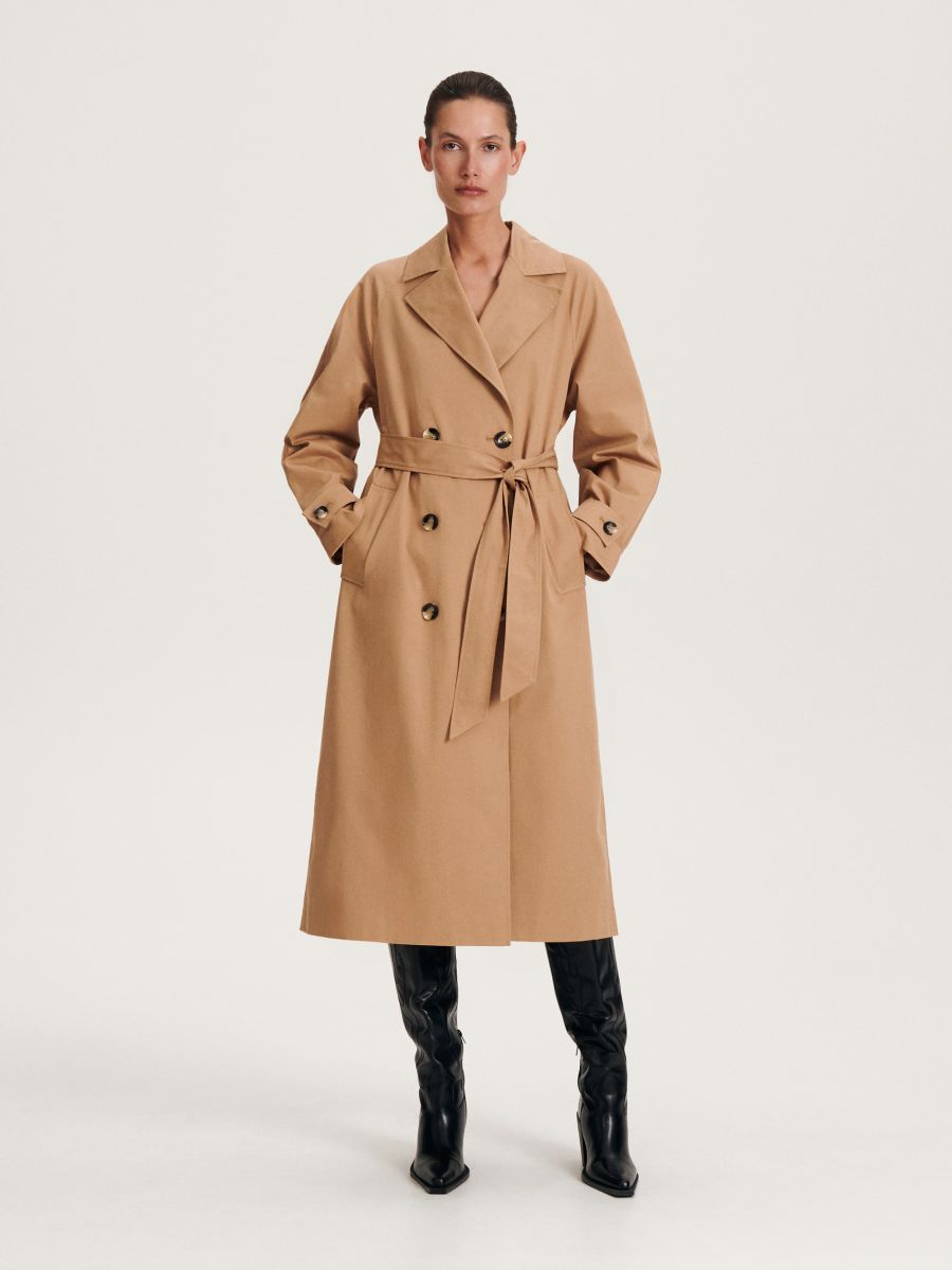 Reserved trench coat top