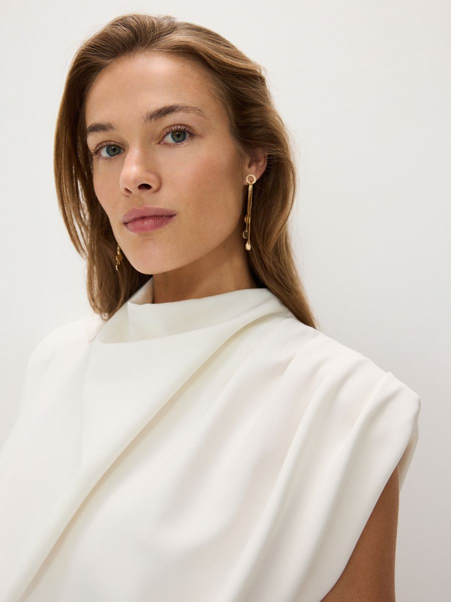LADIES` JUMPSUIT - cream - RESERVED - 4