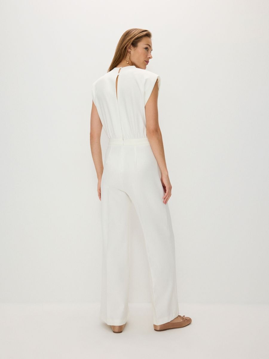 LADIES` JUMPSUIT - cream - RESERVED - 3
