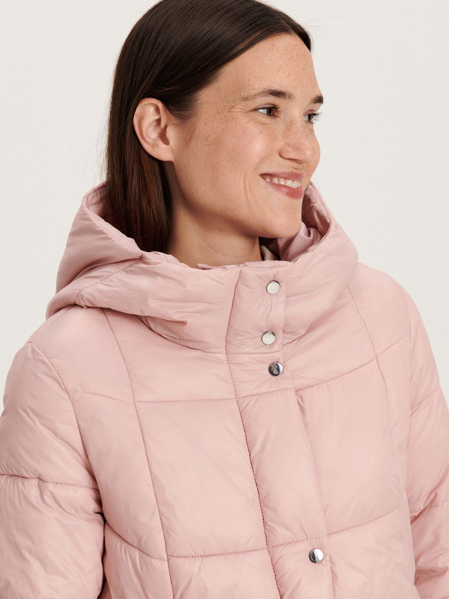 Jacket with ribbed cuffs - pastel pink - RESERVED - 3