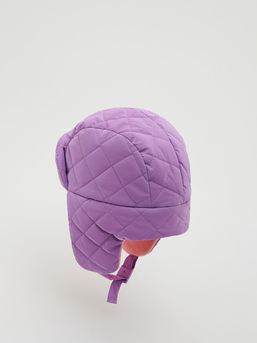 Insulated trapper hat - violet - RESERVED - 3