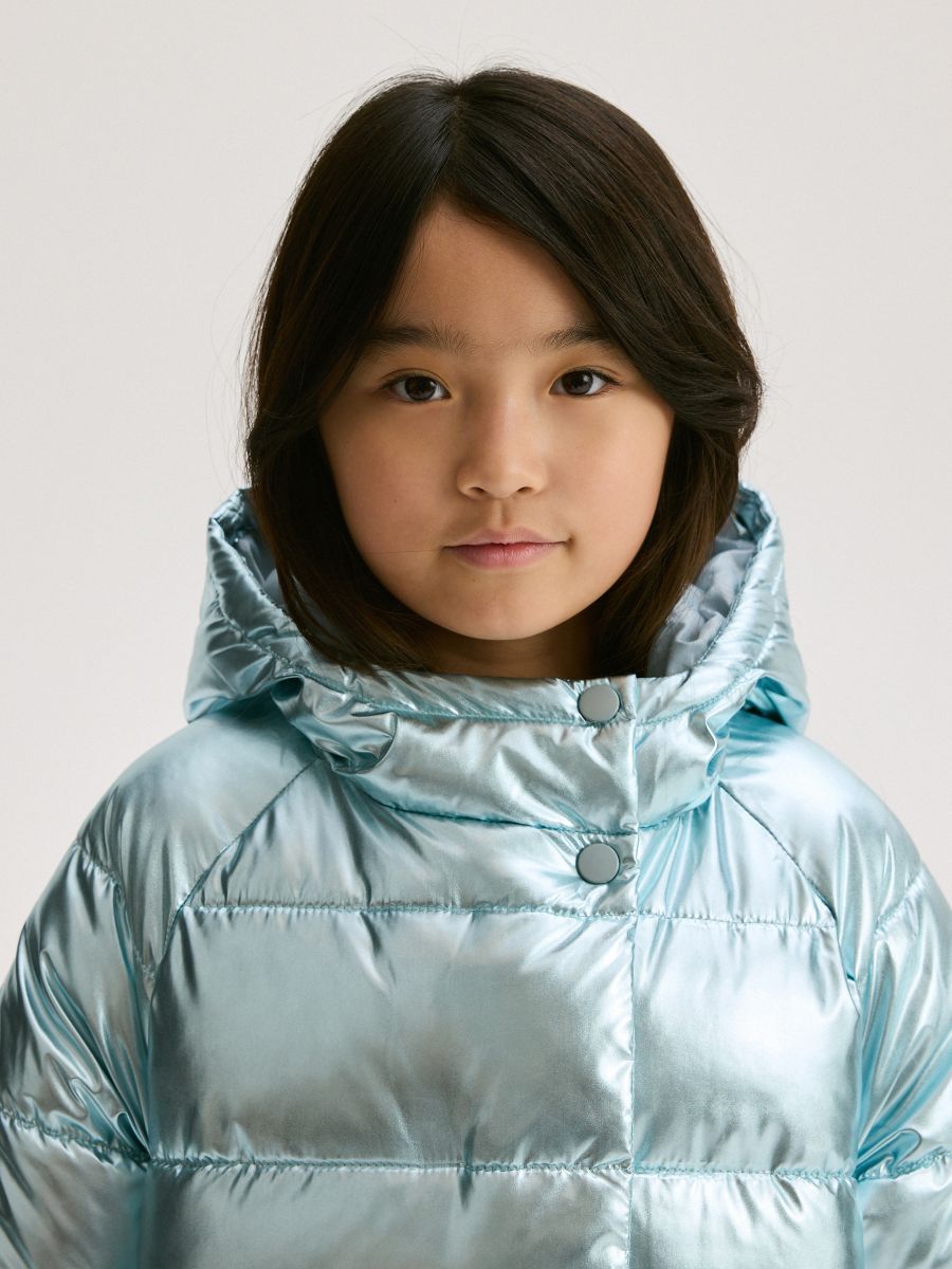 Quilted metallic jacket - multicolor - RESERVED - 5