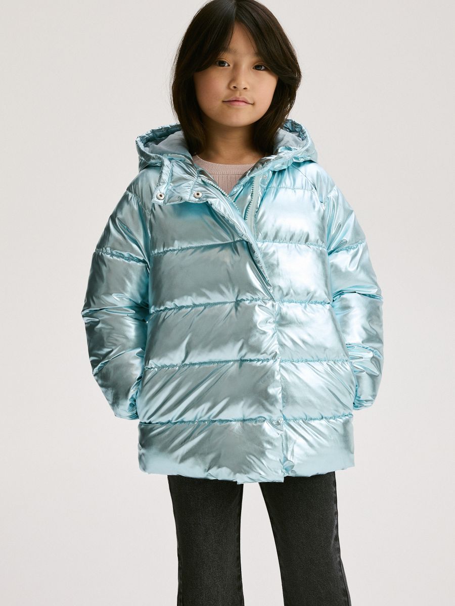 Quilted metallic jacket - multicolor - RESERVED - 3