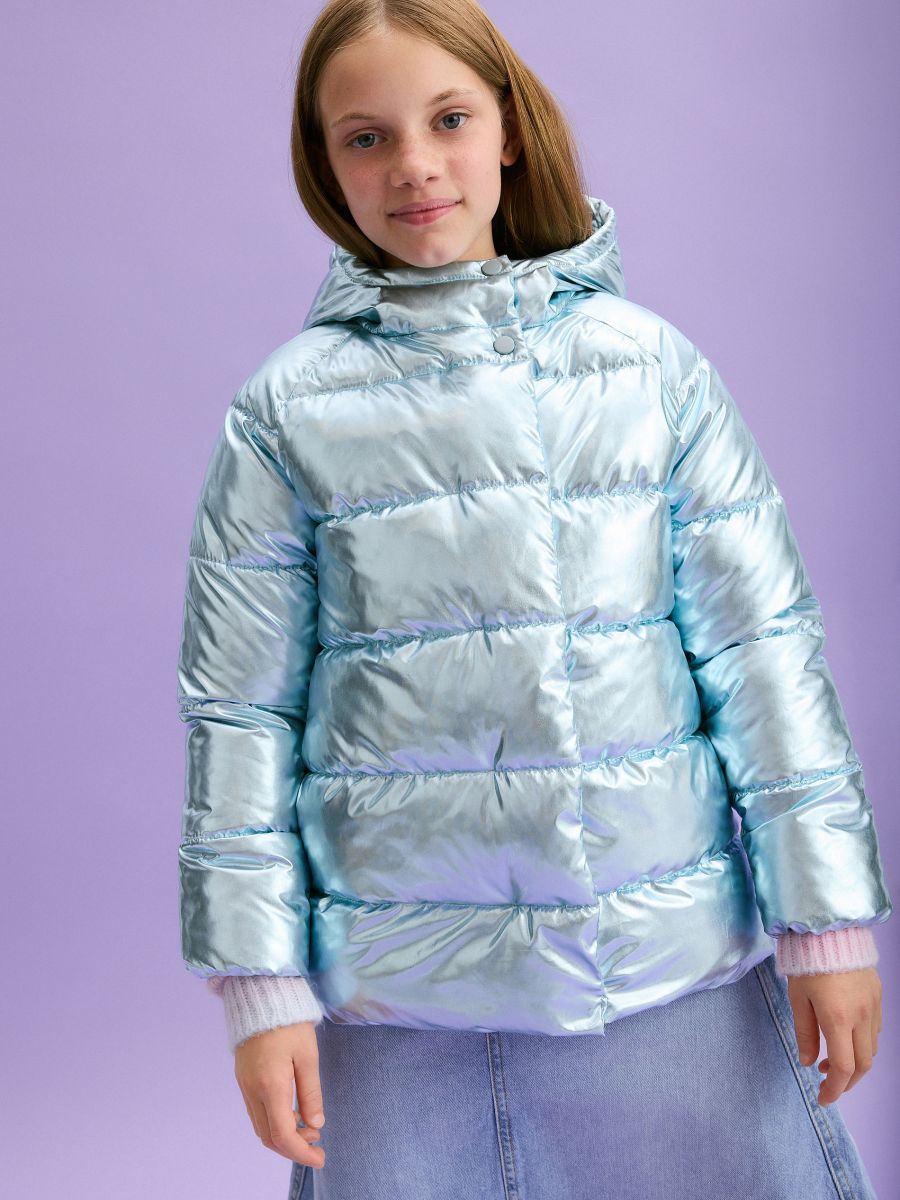 Quilted metallic jacket - multicolor - RESERVED - 7
