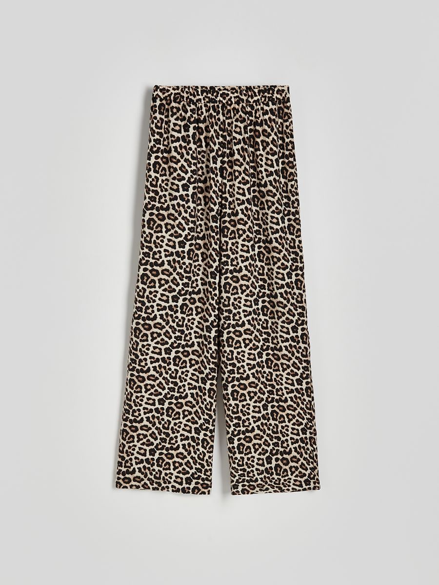 Animal pattern trousers - multicolor - RESERVED - 4