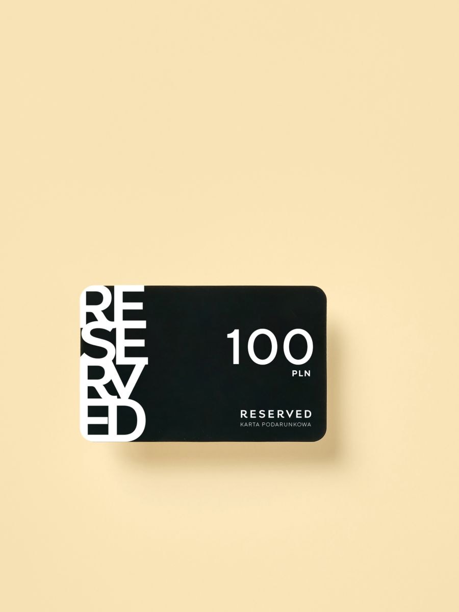 Karta podarunkowa - złamana biel - RESERVED
