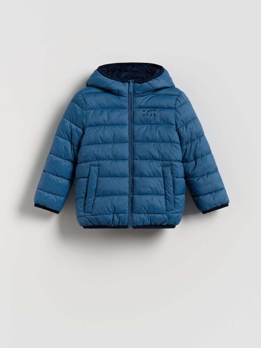 Reversible jacket - steel blue - RESERVED