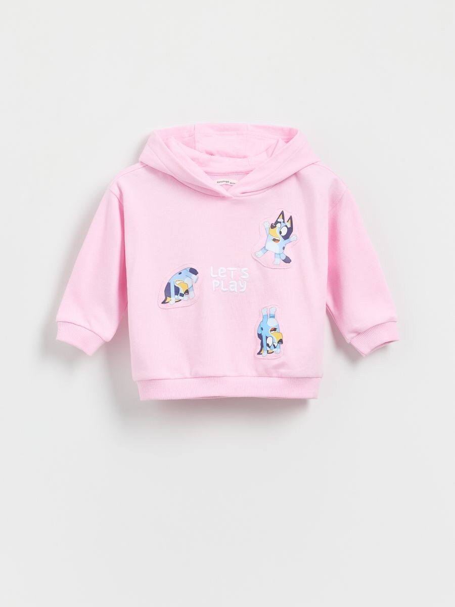 GIRLS` JOGGING TOP - roza - RESERVED - 3