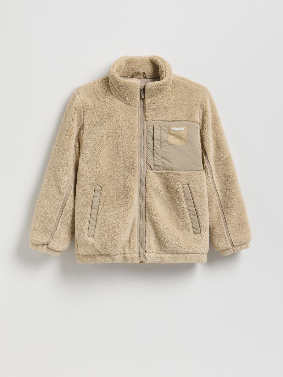 Jacke mit Futter - beige - RESERVED