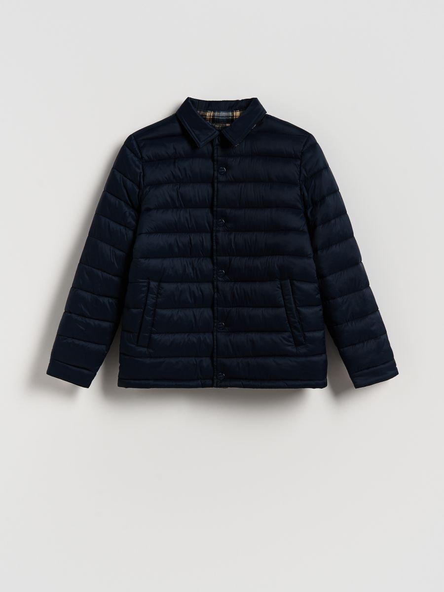 Reversible jacket - navy - RESERVED