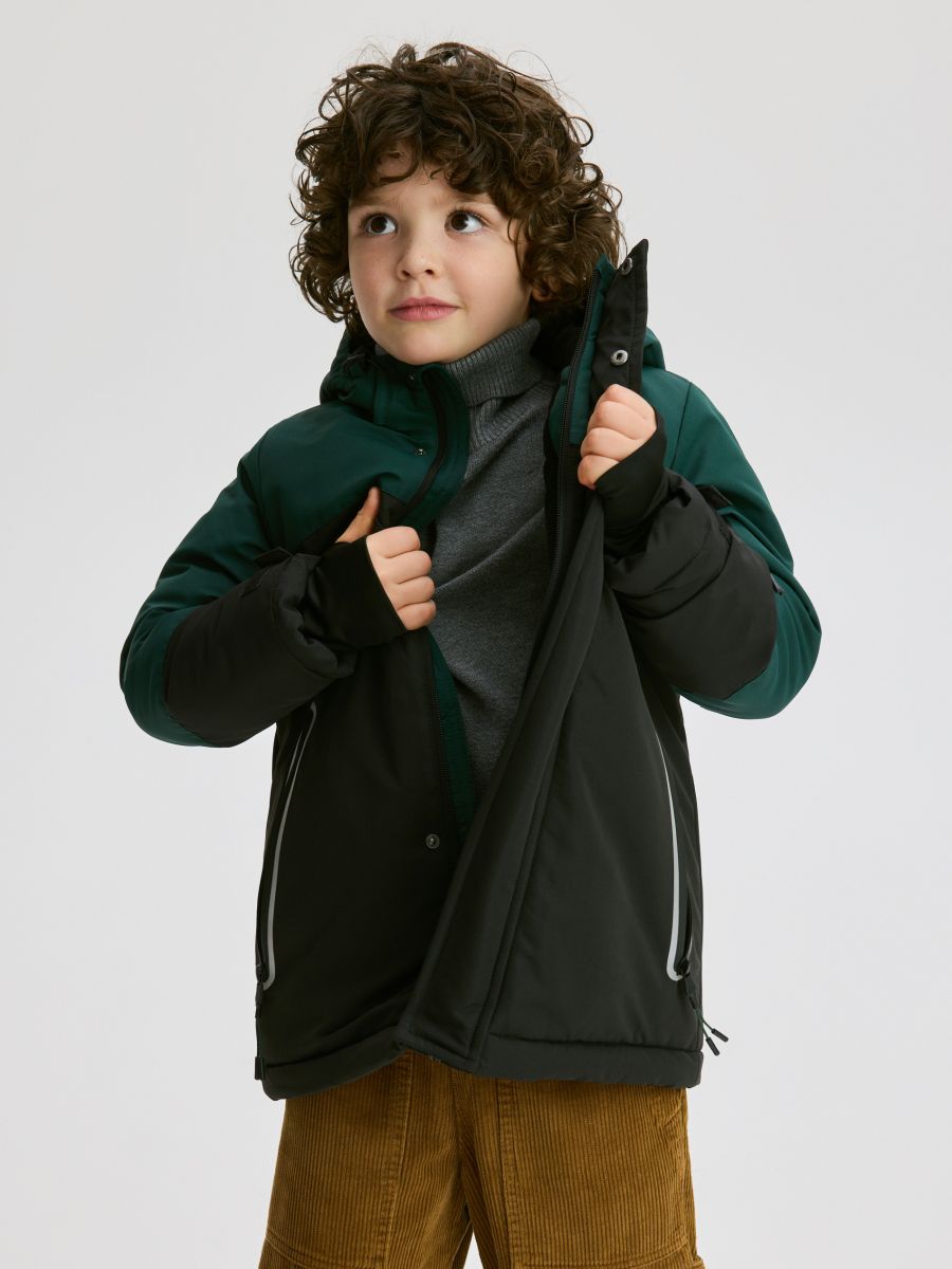 Jakna s kapuljačom - crno - RESERVED