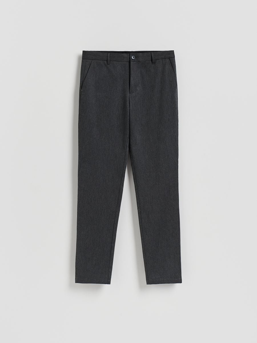 Slim chino - donkergrijs - RESERVED