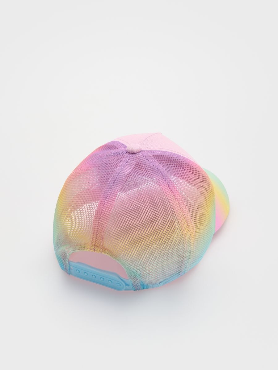 Colourful cap with print - multicolor - RESERVED - 2